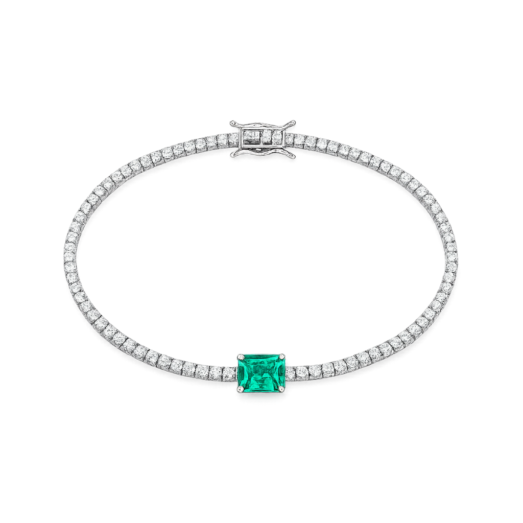 Bratara Tennis Emerald