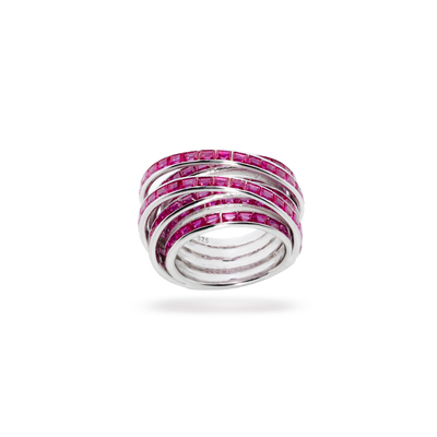 Inel Harmony Pink hot pink