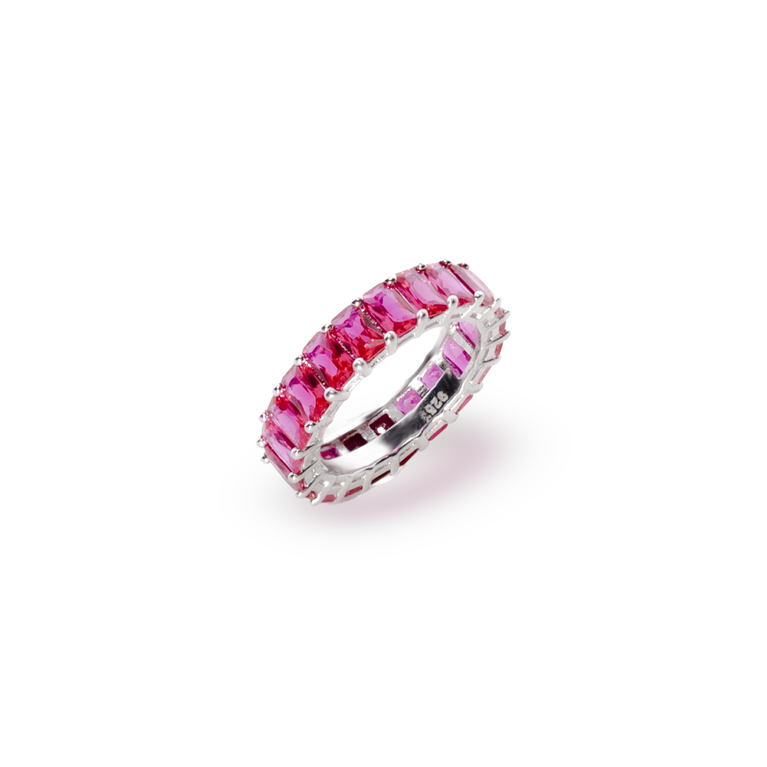 Inel Tennis hot pink