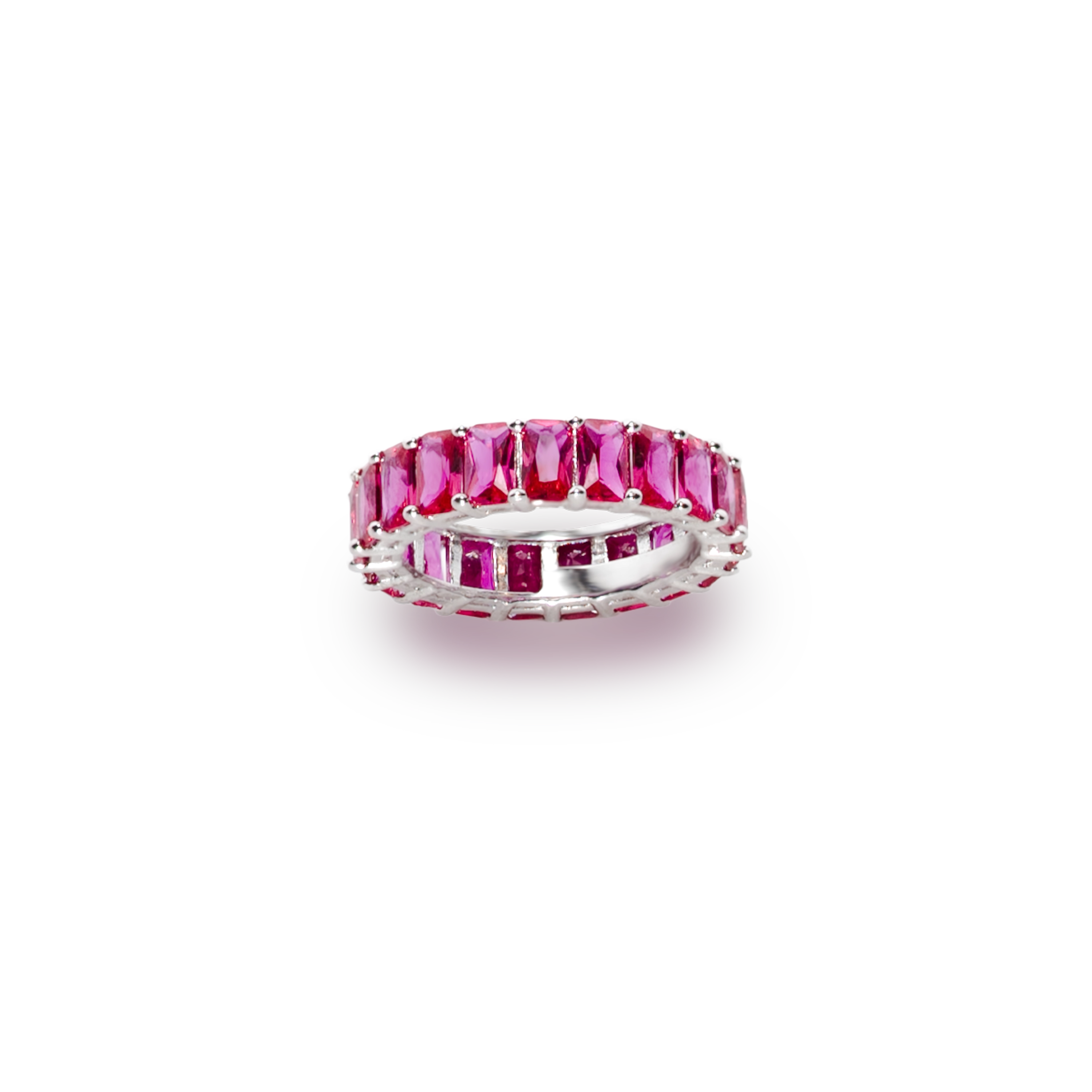 Inel Tennis hot pink