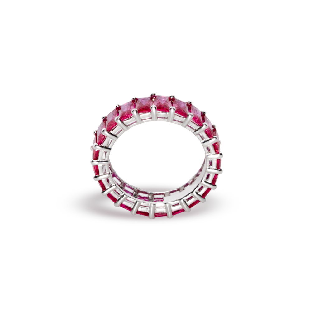 Inel Tennis hot pink