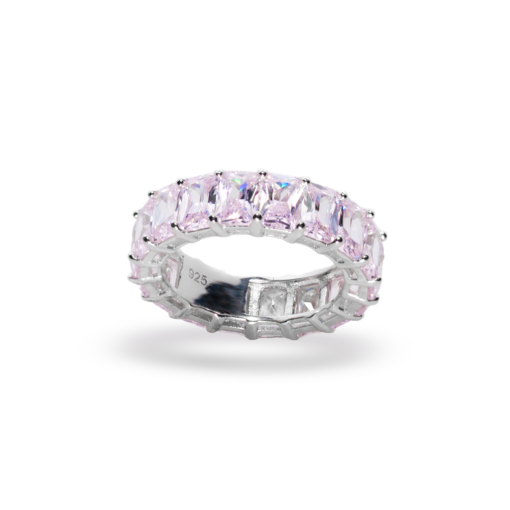 Inel Tennis blush pink