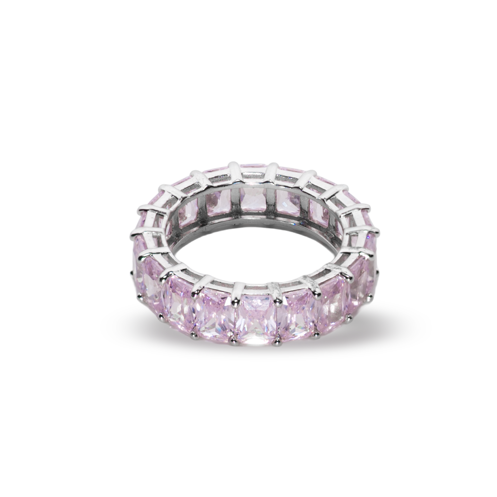 Inel Tennis blush pink
