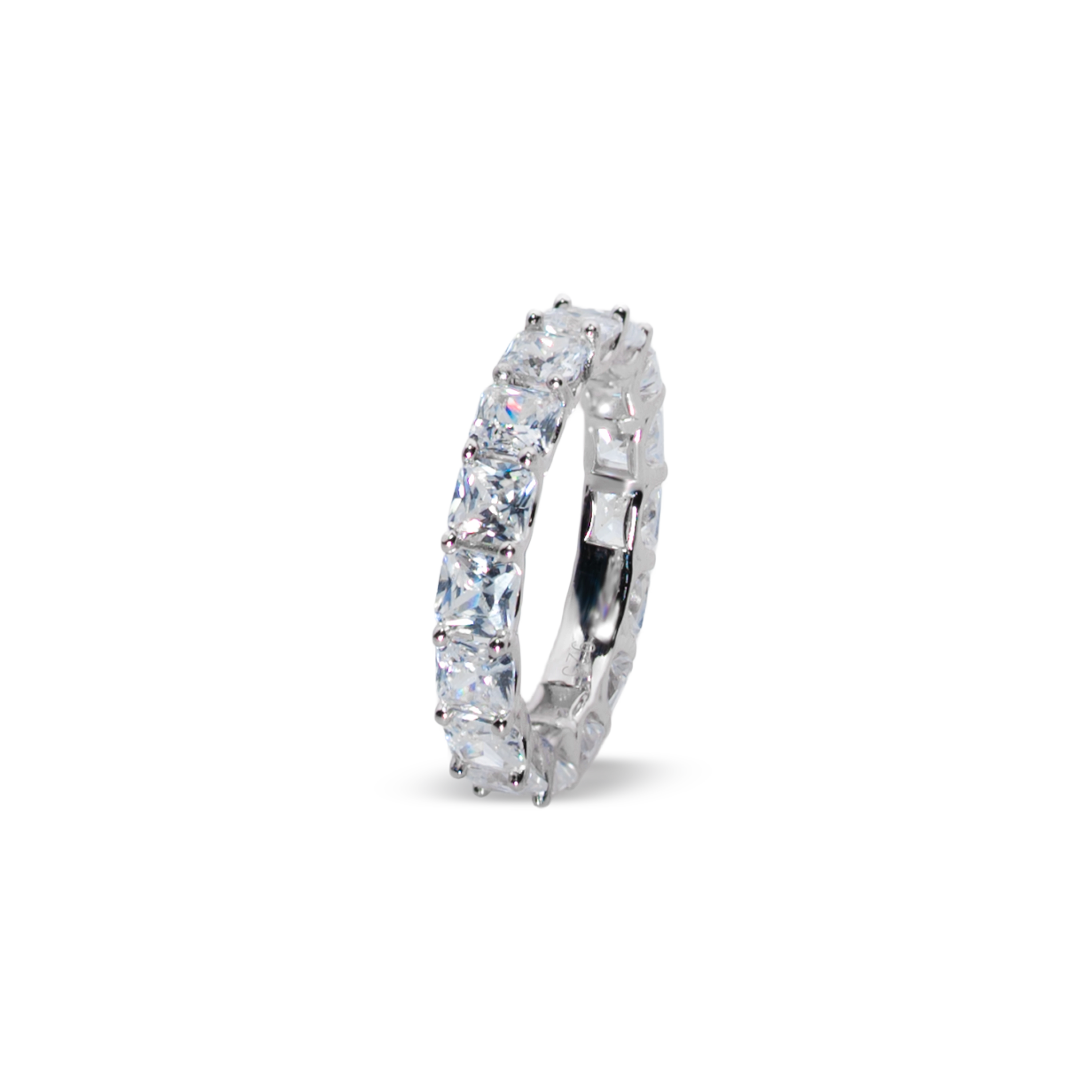 Inel Tennis crystal white