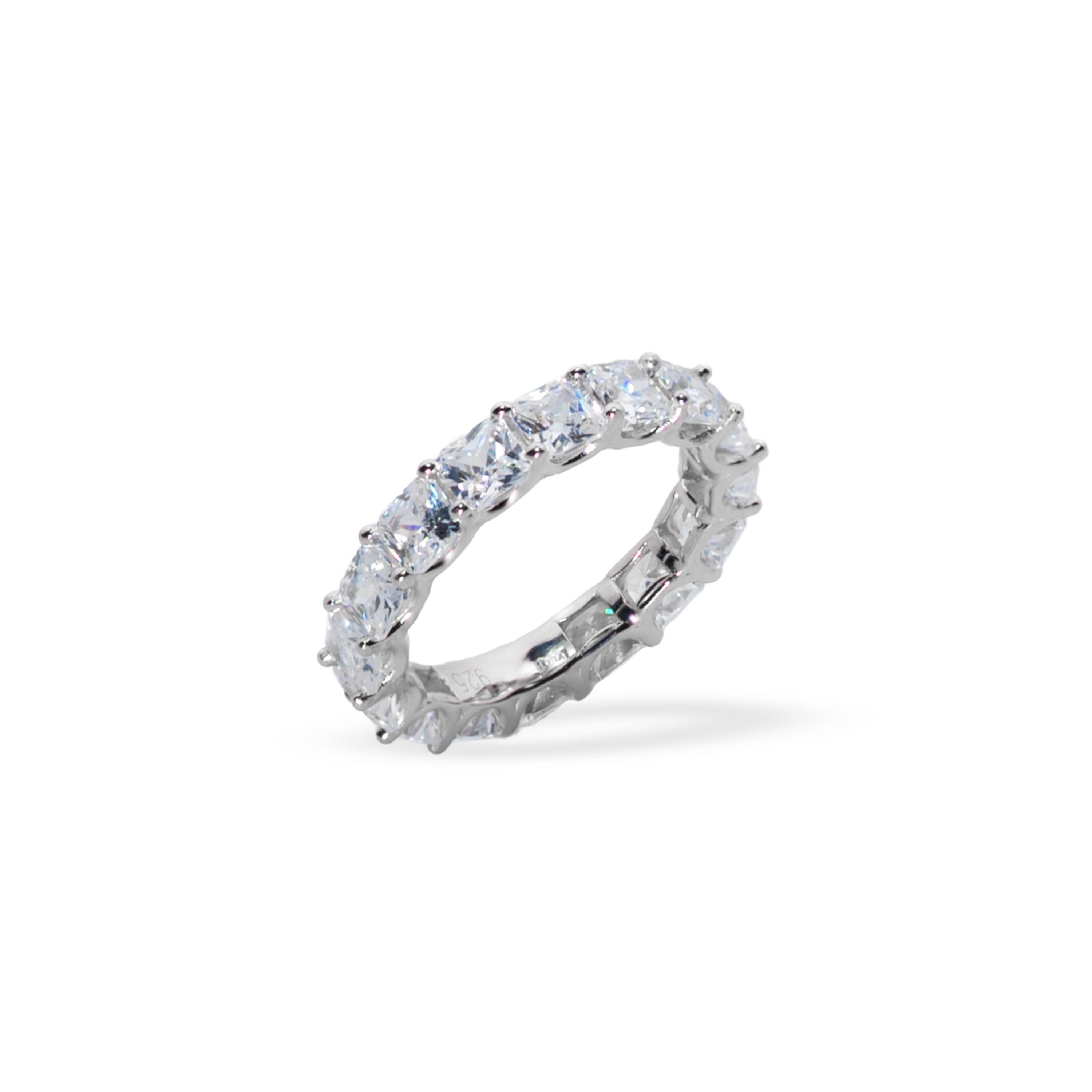 Inel Tennis crystal white