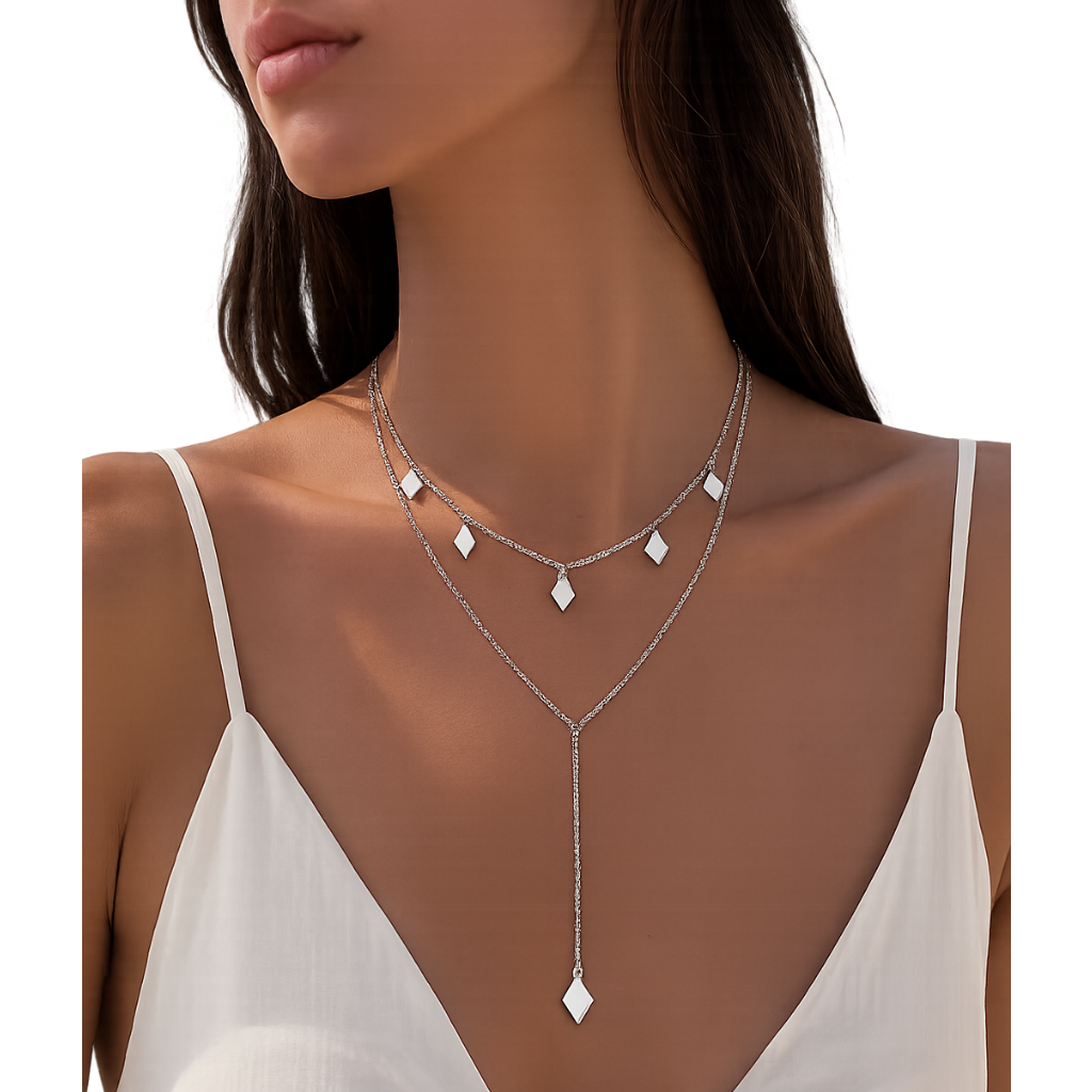 Colier Geometric Elegance