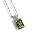 Colier Zirconia Verde Fluture