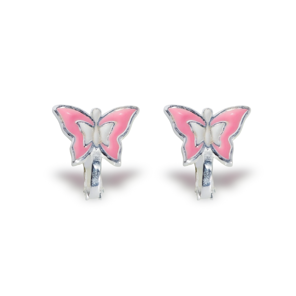 Cercei Kids Fluturas Roz Tortita