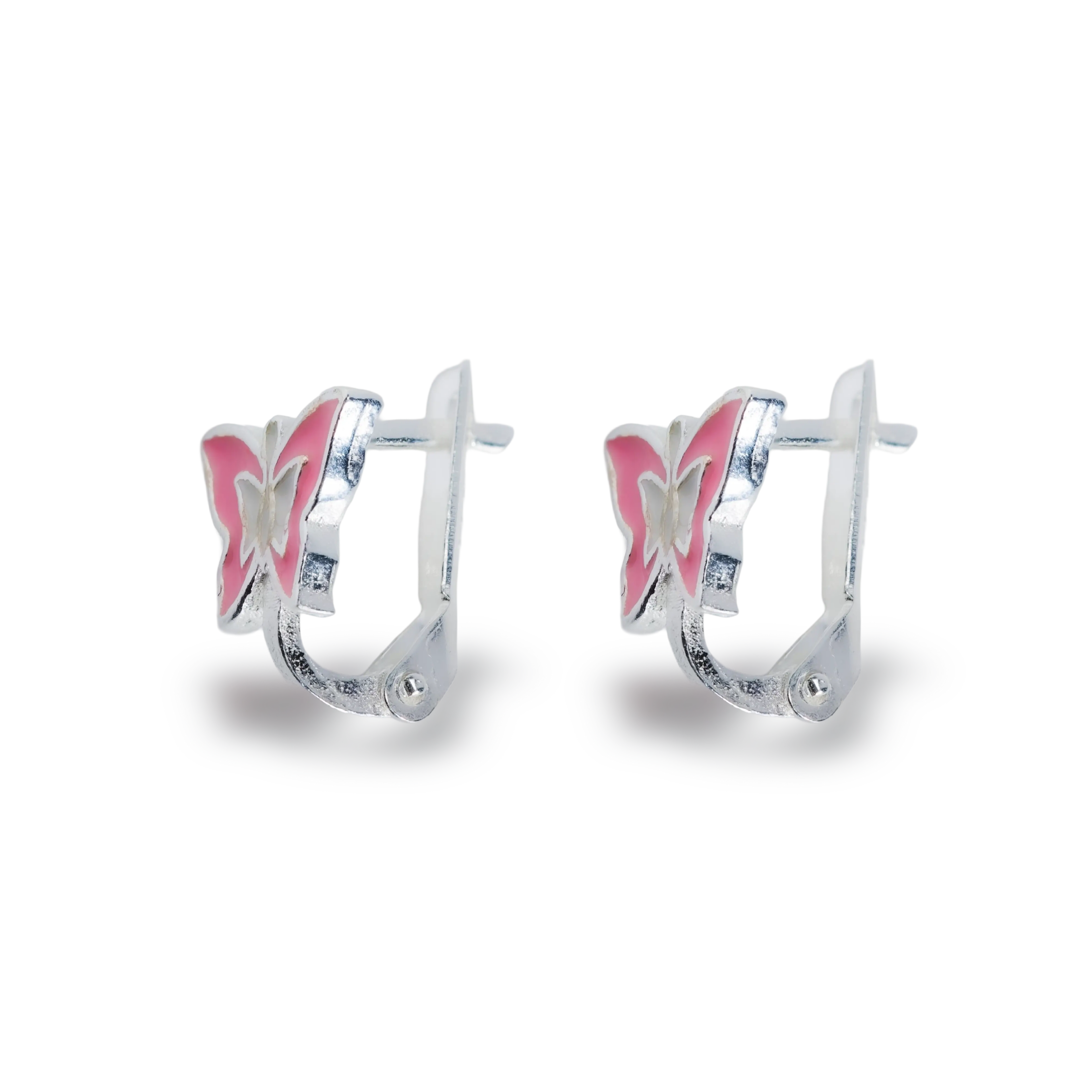 Cercei Kids Fluturas Roz Tortita