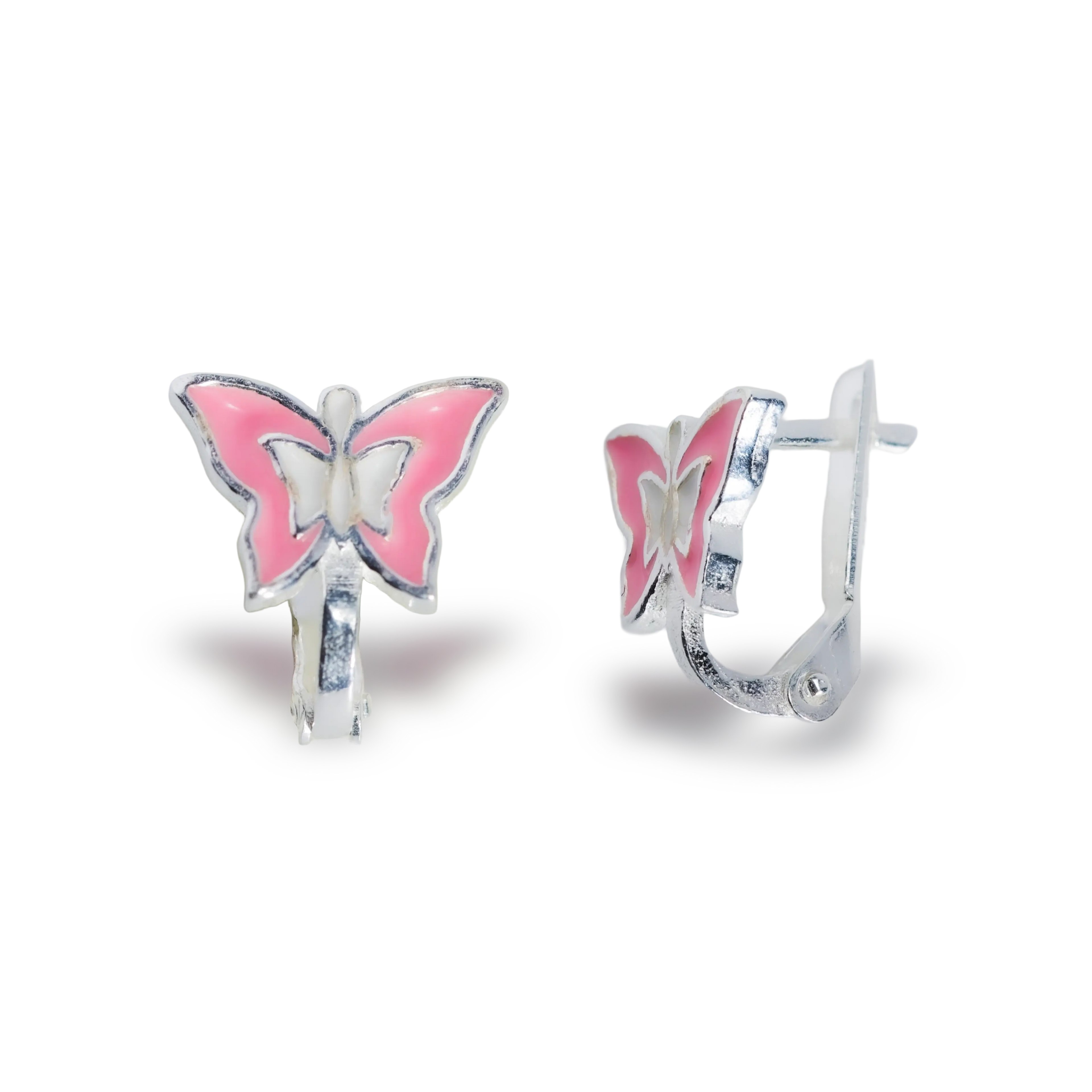 Cercei Kids Fluturas Roz Tortita
