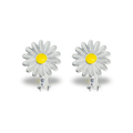 Cercei Kids Daisy Floare Alba Tortita