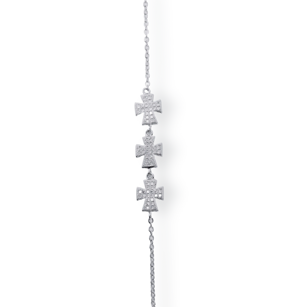 Bratara Cruce Cristal