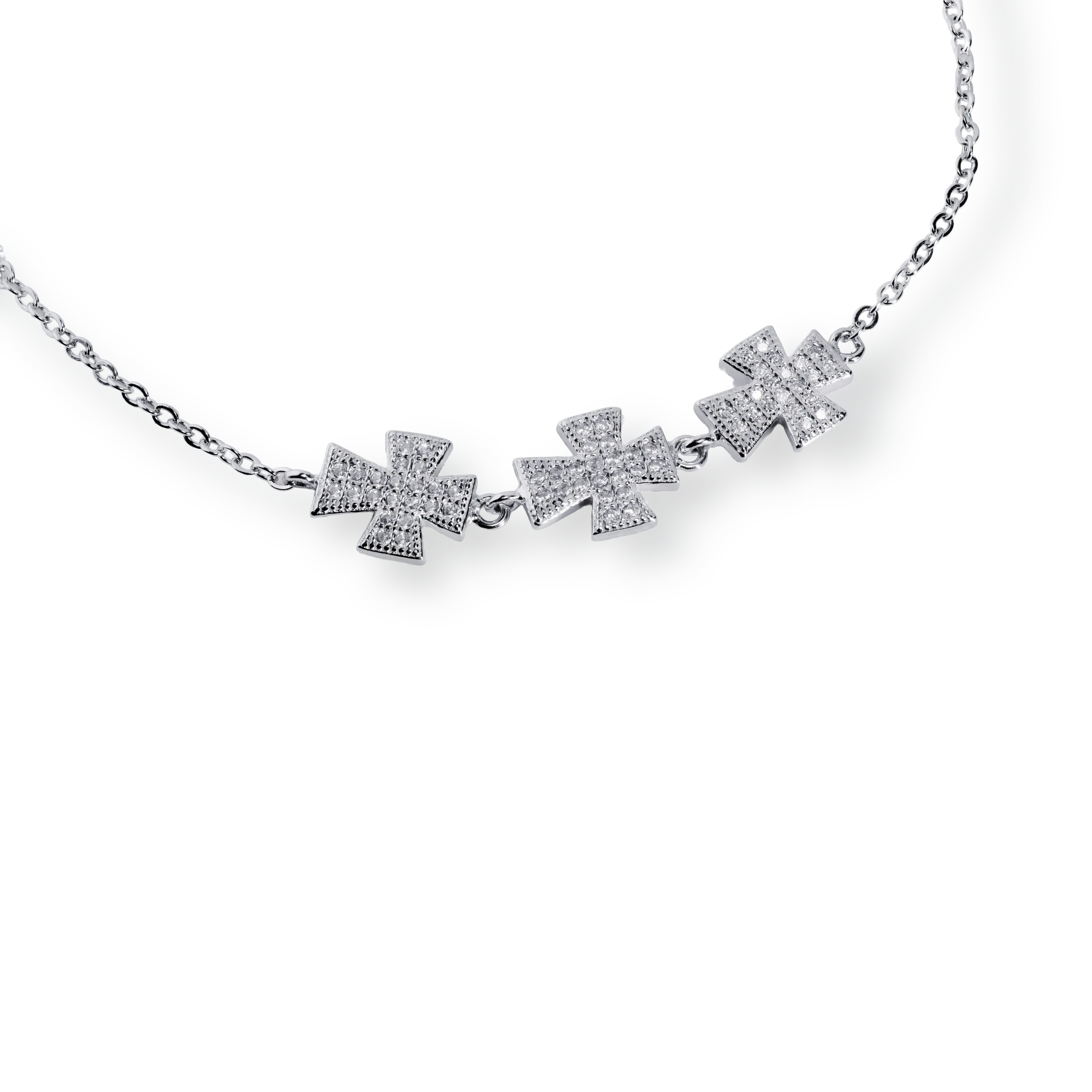 Bratara Cruce Cristal
